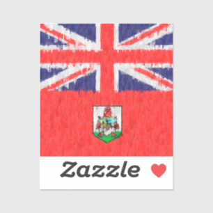 Adesivo Desenho da pintura a óleo das Bermudas