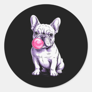 Adesivo Desenho de Bulldog Francês para Homens Mulheres Bu