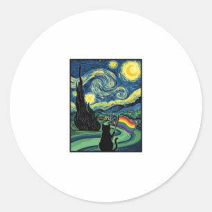Adesivo Desenho de Camisa Vetorial de Paisagem Noturna de