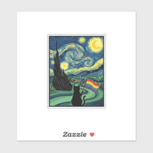 Adesivo Desenho de Camisa Vetorial de Paisagem Noturna de