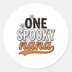 Adesivo Desenho de Camisa Vintage de Fantasma de Halloween