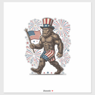 Adesivo Desenho de Gravura Antiga de Fogos de Artifício Pa