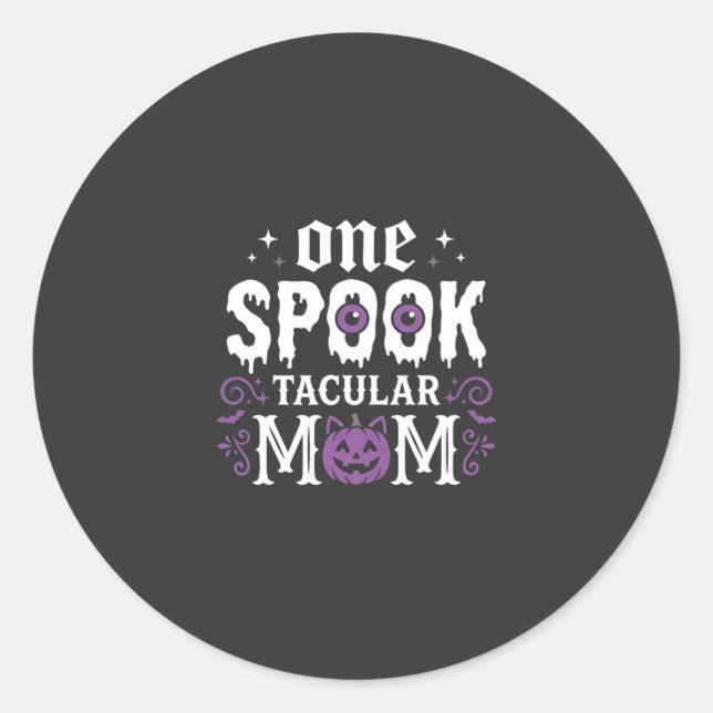 Adesivo Desenho de Halloween da Mãe Espetacular_1 (Frente)