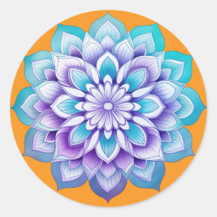 Adesivo Desenho de Mandala / Flor
