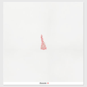 Adesivo desenho de uma ave com flores