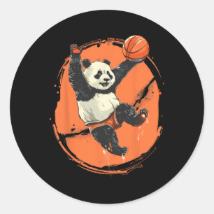 Adesivo Desenho de Urso Panda Esqueleto Arte Animal Amante