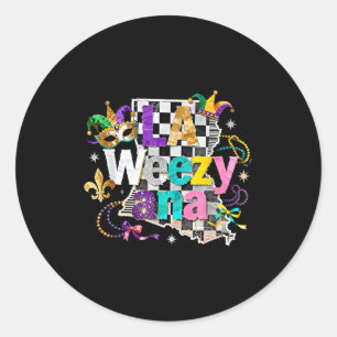 Adesivo Desenho do Carnaval de Mardi Gras de Louisiana La
