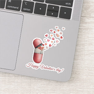 Adesivo Desenho do Dia dos Namorados Love Medicine