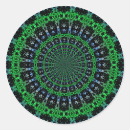 Adesivo Desenho Fractal de Plasma Elétrico Futurista