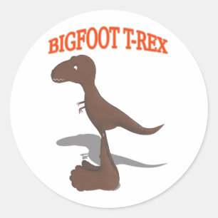 Adesivo Desenho T-Rex de Pé Grande