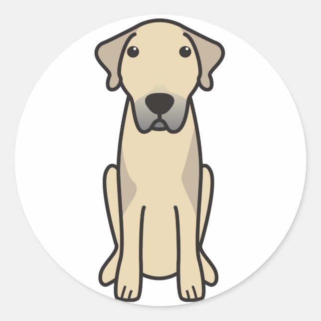 Adesivo Desenhos animados anatólios do cão de pastor (Frente)