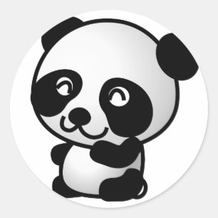 Adesivo Desenhos animados bonitos da panda do bebê