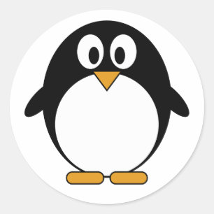 Adesivo Desenhos animados bonitos de Kawaii do pinguim
