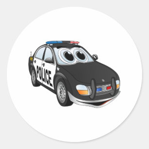 Adesivo Desenhos animados BWB do carro de polícia