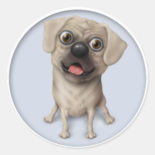 Adesivo Desenhos animados de Pugle 2