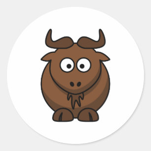 Adesivo Desenhos animados de Wildebeast