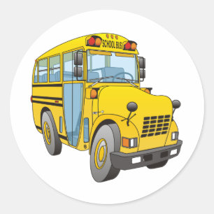Adesivo Desenhos animados do auto escolar
