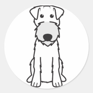 Adesivo Desenhos animados do cão de Terrier irlandês