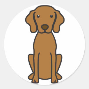 Adesivo Desenhos animados do cão de Vizsla
