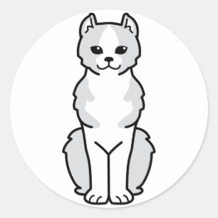 Adesivo Desenhos animados do gato de Kinkalow