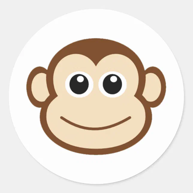 Adesivo Desenhos animados do macaco