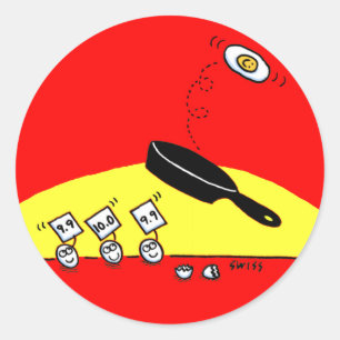 Adesivo Desenhos animados engraçados bonitos da ginástic