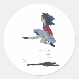 Adesivo Desenhos animados irlandeses da dança do dia de S