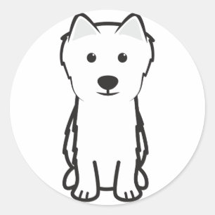 Adesivo Desenhos animados japoneses do cão do Spitz