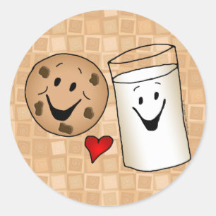 Adesivo Desenhos animados legal dos biscoitos e dos amigos