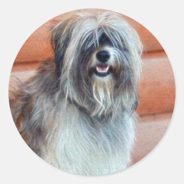 Adesivo Desenhos de cães para amantes de animais de compan (Frente)