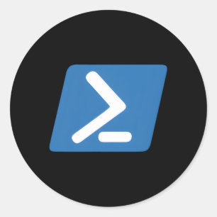 Adesivo Desenvolvimento de código do Powershell