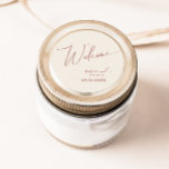 Adesivo Deserto Whimsic | Boige Wedding Welcome<br><div class="desc">Este deserto balbuciano | bengala clássica de boas-vindas de casamento é perfeita para o seu casamento rochoso, robusto ocidental e terraço. A paleta neutra de cor do feto é a vintage a sudoeste com um toque moderno. A escrita é uma caligrafia manuscrita minimalista delicada, bastante elegante e romântica. O produto...</div>