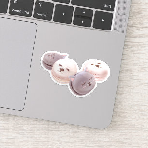 Adesivo Desfile de Macarons – Padrão Perfeito Kitty & Pupp