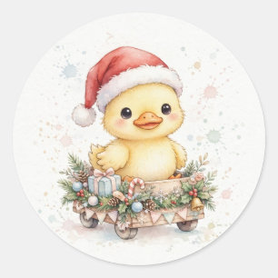 Adesivo Desfile de Natal Patinho