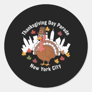 Adesivo Desfile do Dia de Ação de Graças Cidade de Nova Yo