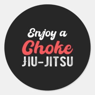 Adesivo Desfrute de um estrangulamento Jiu Jitsu Judô Boxe