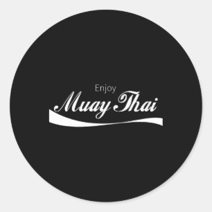 Adesivo Desfrute Muay Thai Kickboxing Artes Marciais Luta 