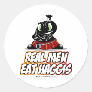Adesivo Desgaste de homens real Haggis