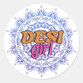 Adesivo Desi Girl Chakra Swag