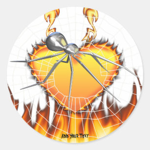 Adesivo Design 1 do cromo da viúva negra