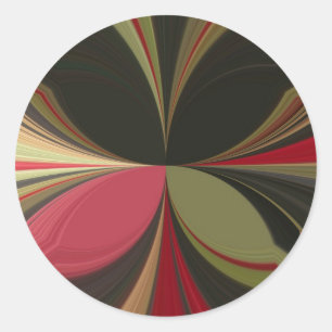 Adesivo Design abstrato com Impressão de arte de linhas fl