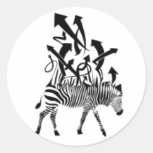 Design Abstrato de Zebra