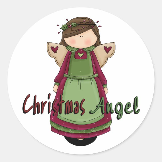 Adesivo Design Anjo D1 Natal (Frente)