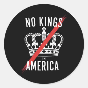 Adesivo Design anti-monarquia na América