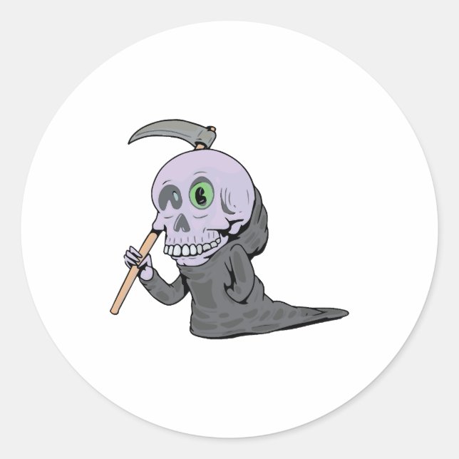 Adesivo Design assustador de Halloween (Frente)
