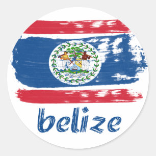 Adesivo Design belizence da bandeira