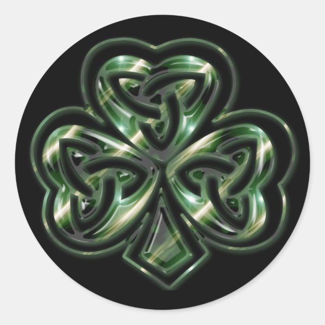 Adesivo Design Células de Shamrock 2 Stickers (Frente)