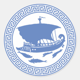 Adesivo Design chave grego