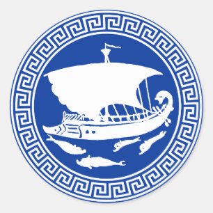 Adesivo Design chave grego