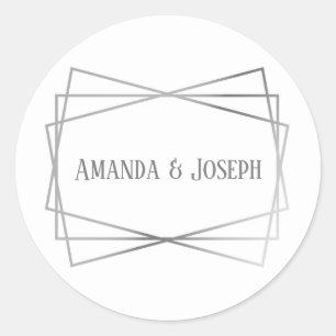 Adesivo Design Cinza Médio - Vinheta Círculo